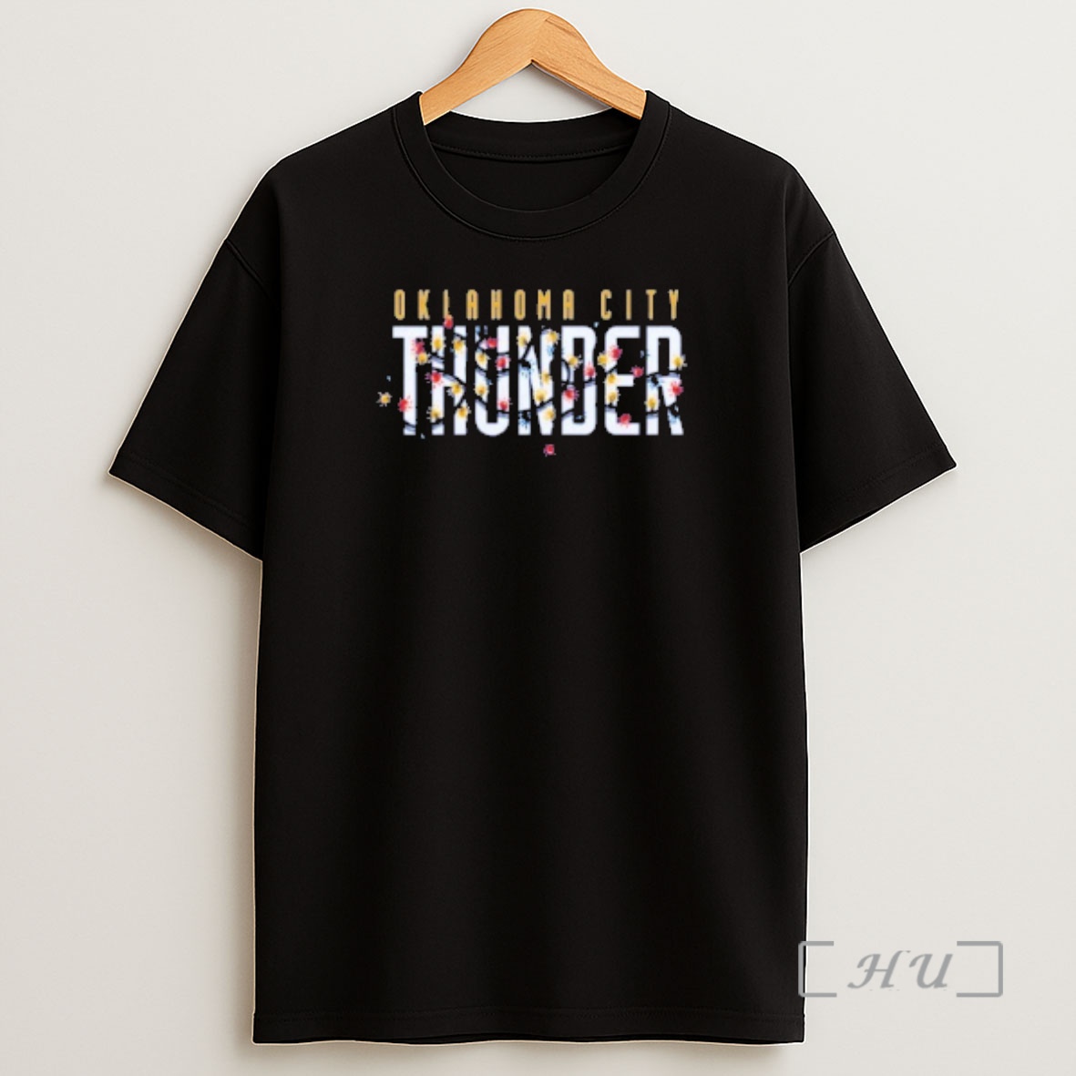 Officials Okc Thunder December Of The Month Holiday Lights Premium Shirt Sweatshirt Tee