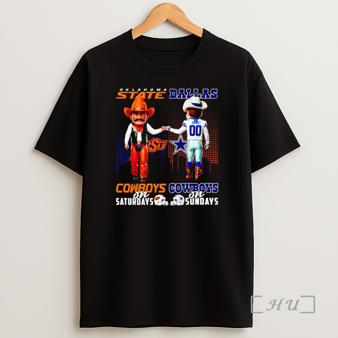 Officials Osu Cowboys On Saturdays Dallas Cowboys On Sundays Mascot Premium Shirt Sweatshirt Tee