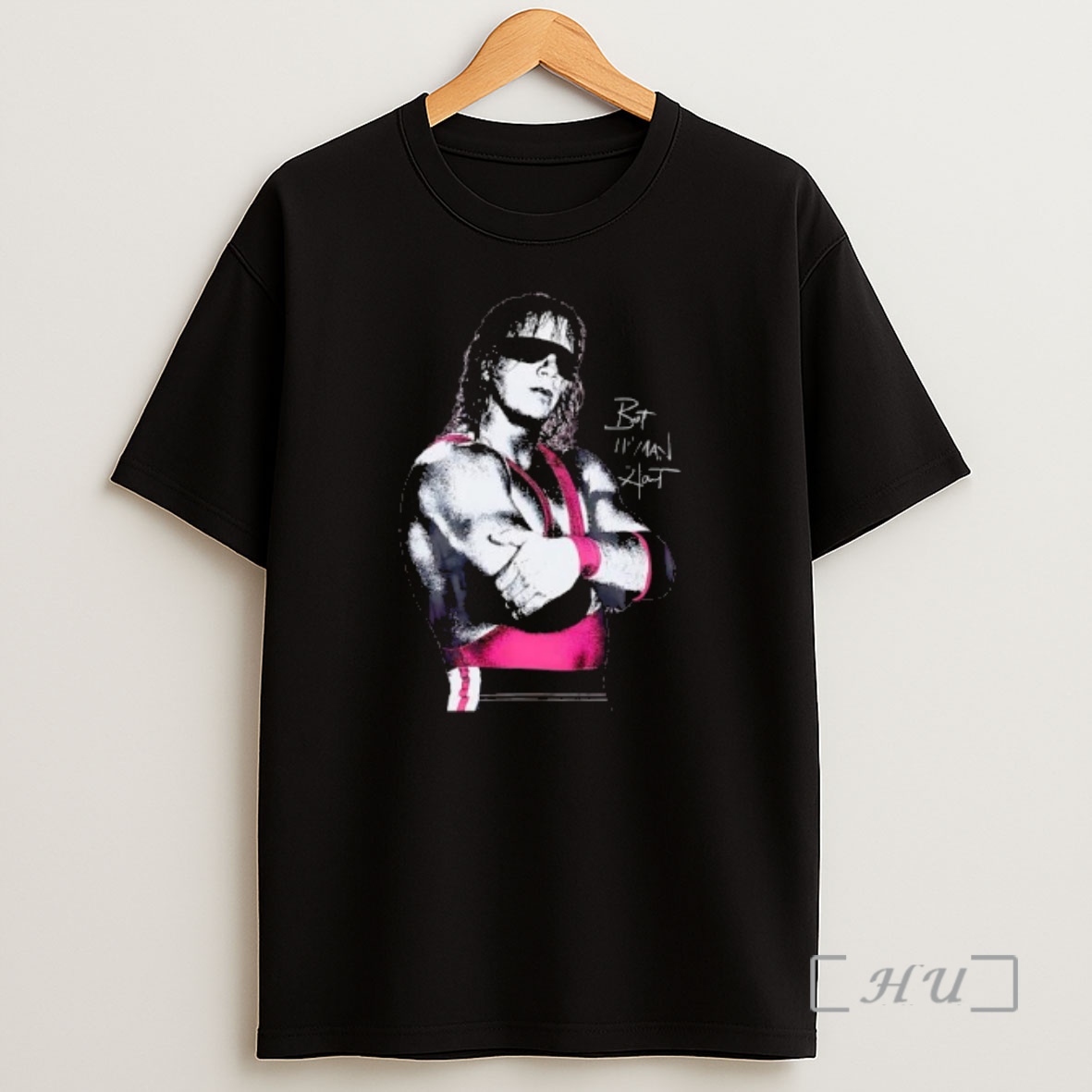 Officials Ovo X Wwe Bret Hart The Hitman Allover Shirt Sweatshirt Tee