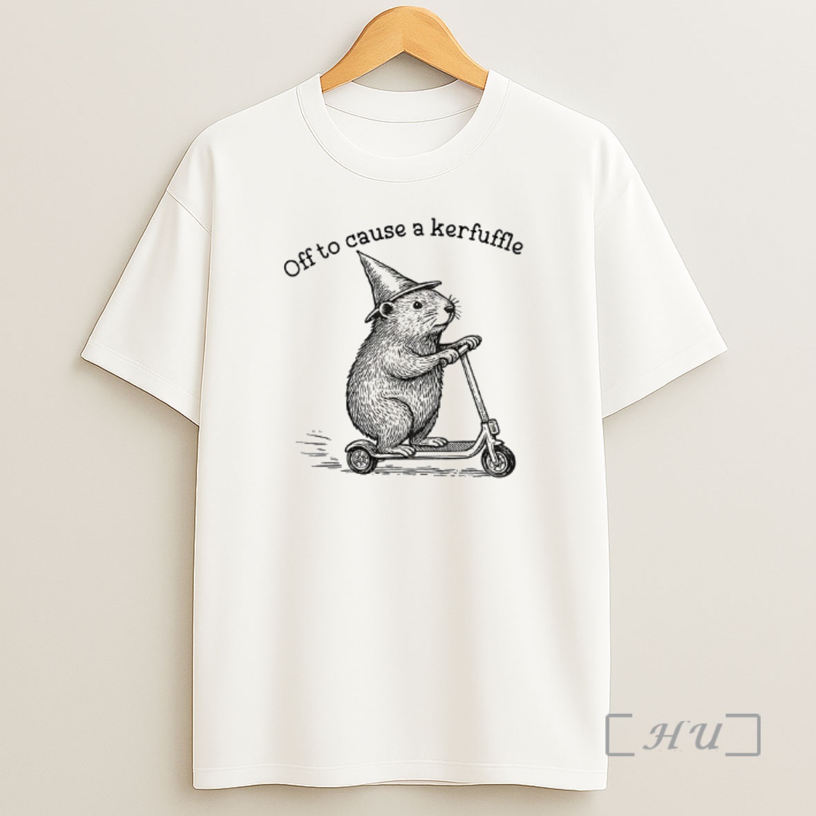 Officials Off To Cause A Kerfuffle Groundhog Scooter Shirt Sweatshirt Tee