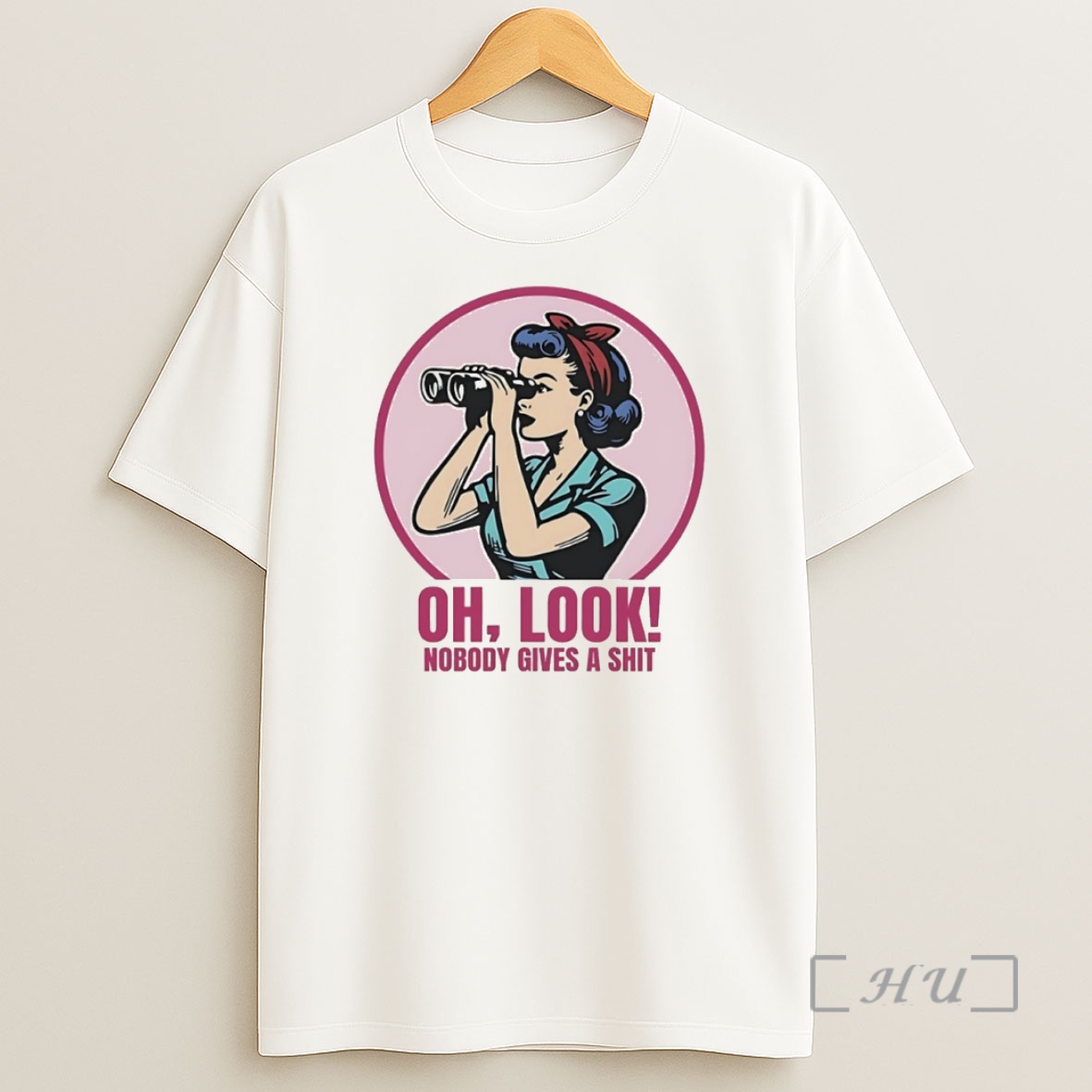 Officials Oh Look Nobody Gives A Shit Circle Shirt Sweatshirt Tee