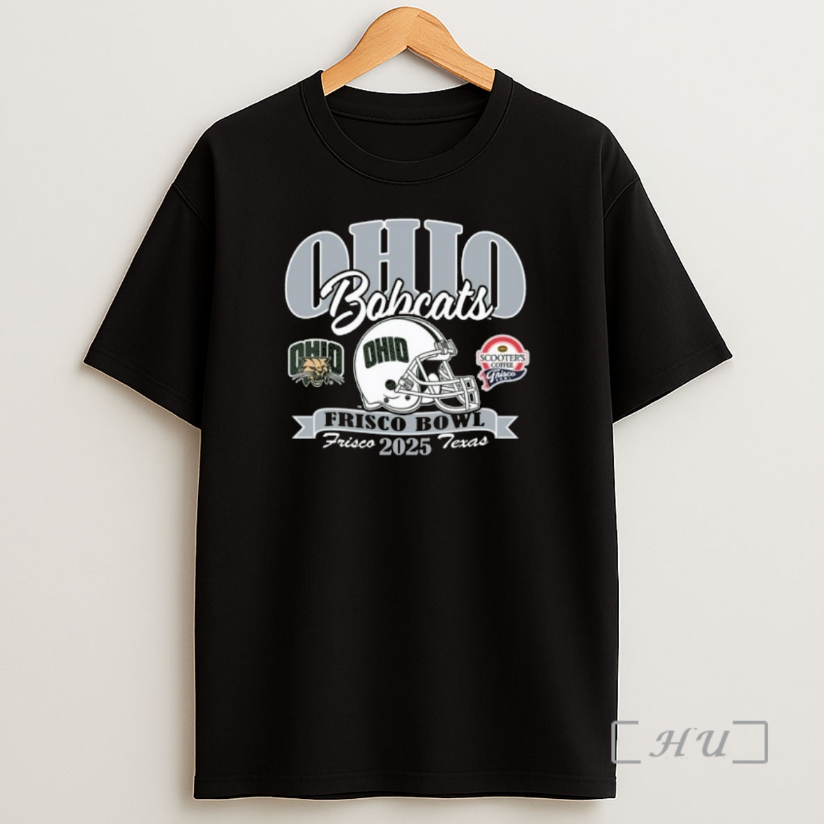 Officials Ohio Bobcats Football 2025 Frisco Bowl Helmet Shirt Sweatshirt Tee