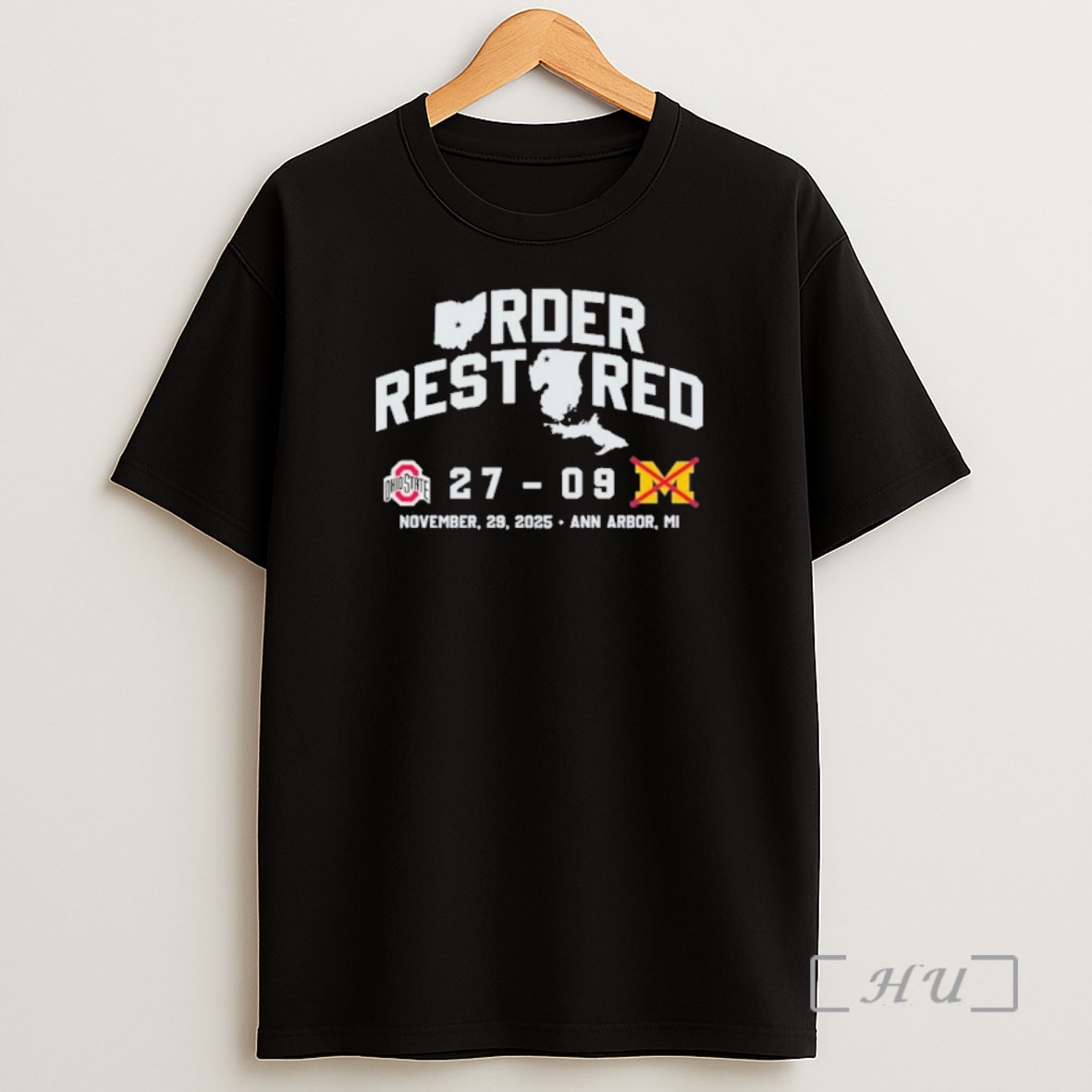 Officials Ohio Order Restored Beat Michigan 27 9 Premium Shirt Sweatshirt Tee