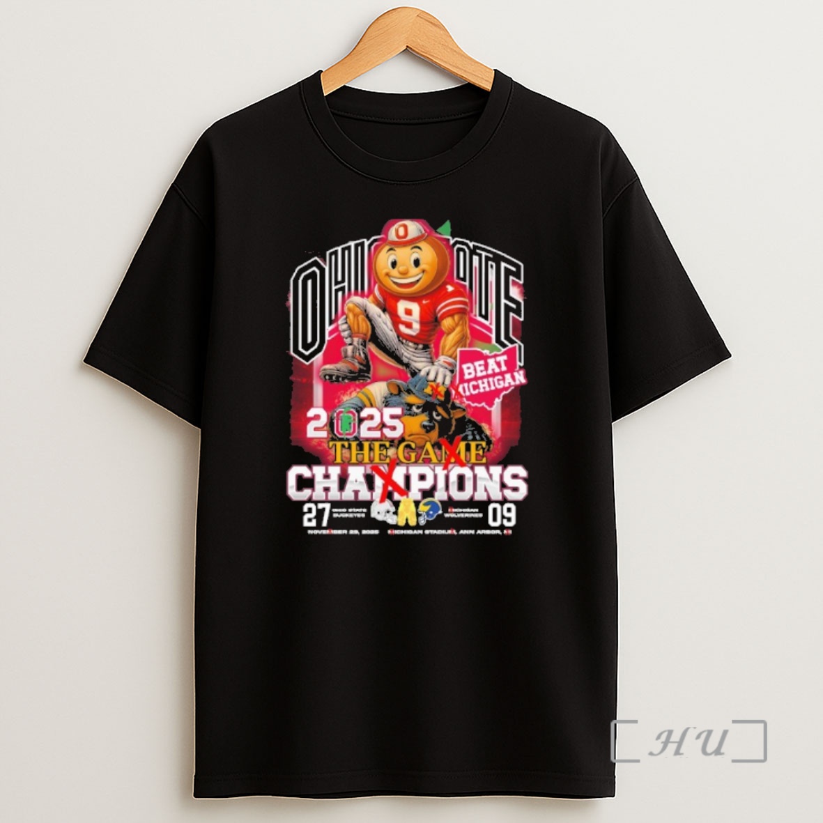Officials Ohio State 2025 The Game Champions Beat Michigan Premium Shirt Sweatshirt Tee