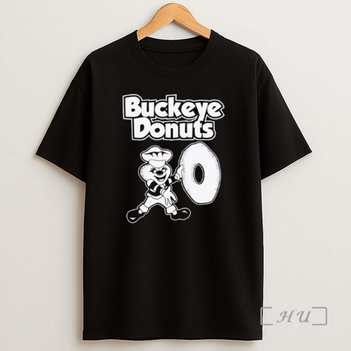 Officials Ohio State Buckeye Mascot Holding Donut Buckeye Donuts Shirt Sweatshirt Tee