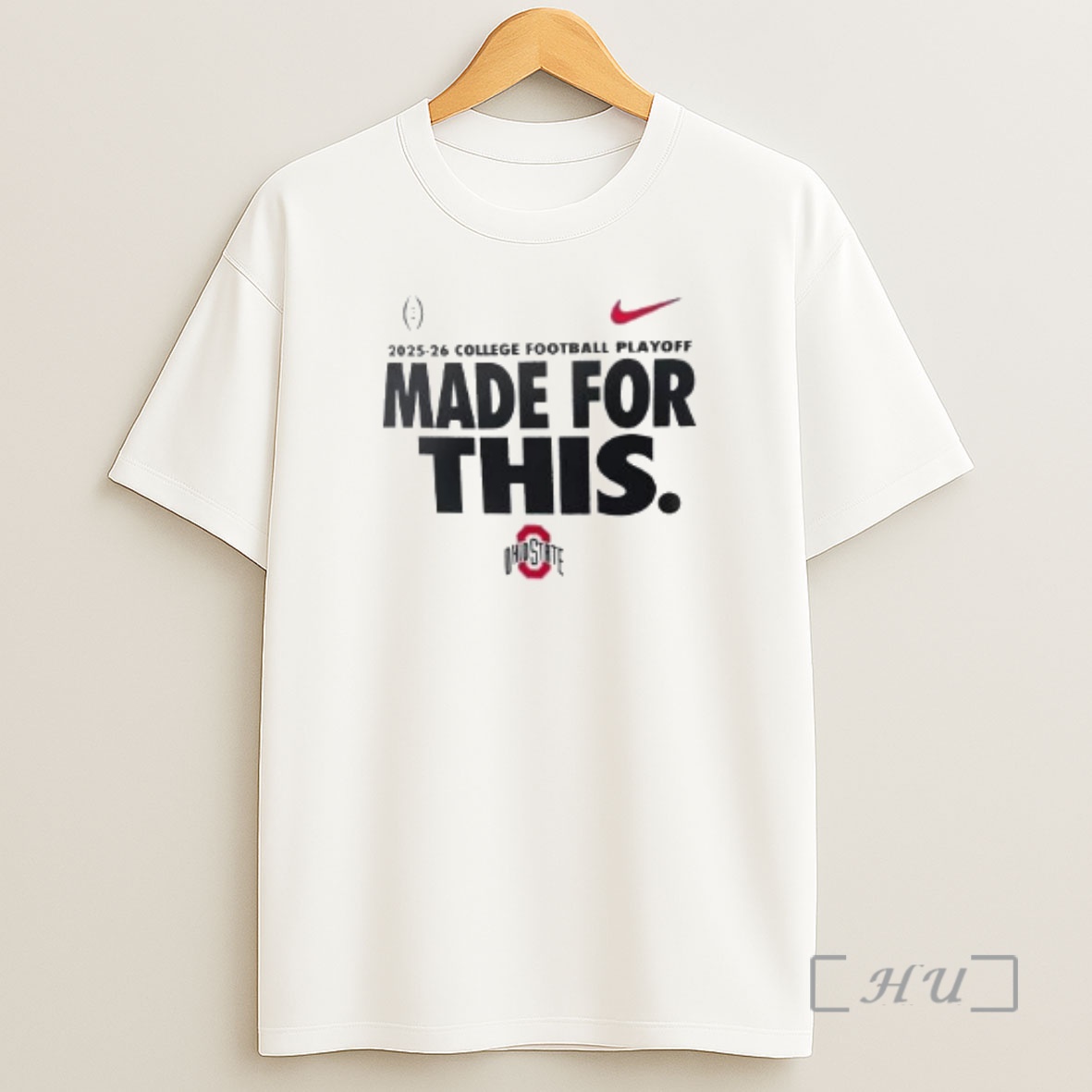 Officials Ohio State Buckeyes 2025 26 College Football Playoff Made For This Circle White Shirt Sweatshirt Tee