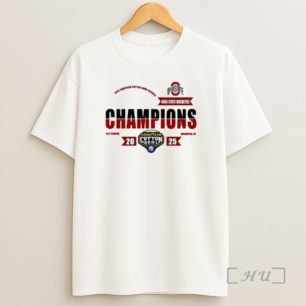 Officials Ohio State Buckeyes 2025 Cfp Goodyear Cotton Bowl Champions Shirt Sweatshirt Tee
