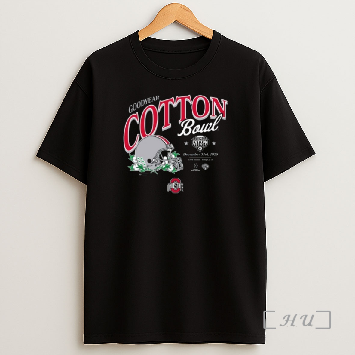 Officials Ohio State Buckeyes 2025 Cotton Bowl Dec 31st 2025 Helmet Shirt Sweatshirt Tee