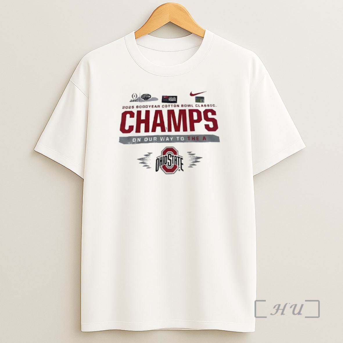 Officials Ohio State Buckeyes 2025 Goodyear Cotton Bowl Classic Champs On Yur Way To The A Ohio State Shirt Sweatshirt Tee