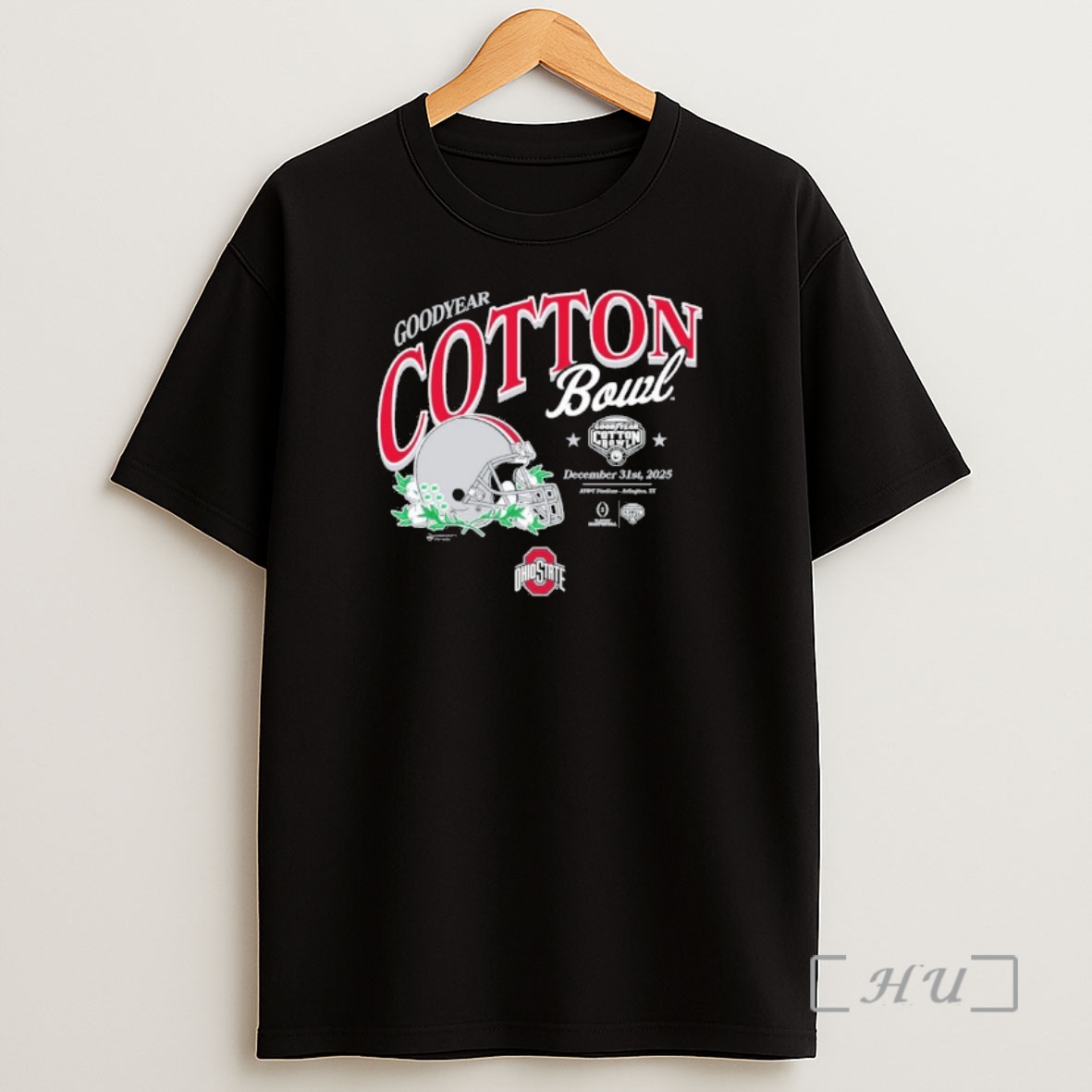 Officials Ohio State Buckeyes 2025 Goodyear Cotton Bowl Helmet Shirt Sweatshirt Tee