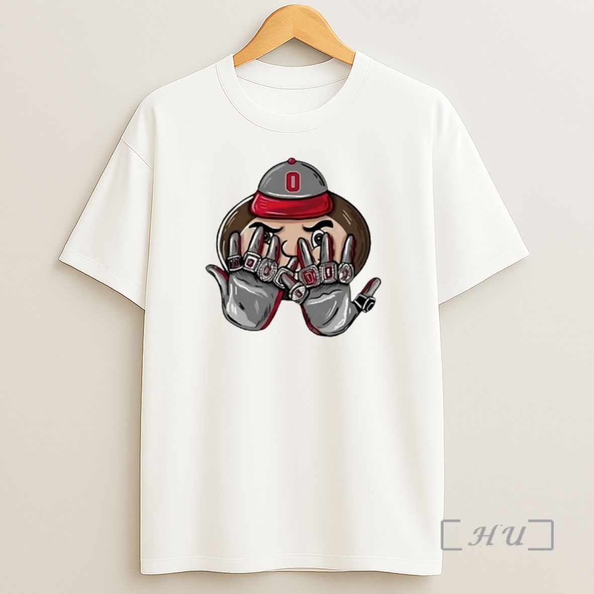 Officials Ohio State Buckeyes 9 Rings Mascot Shirt Sweatshirt Tee