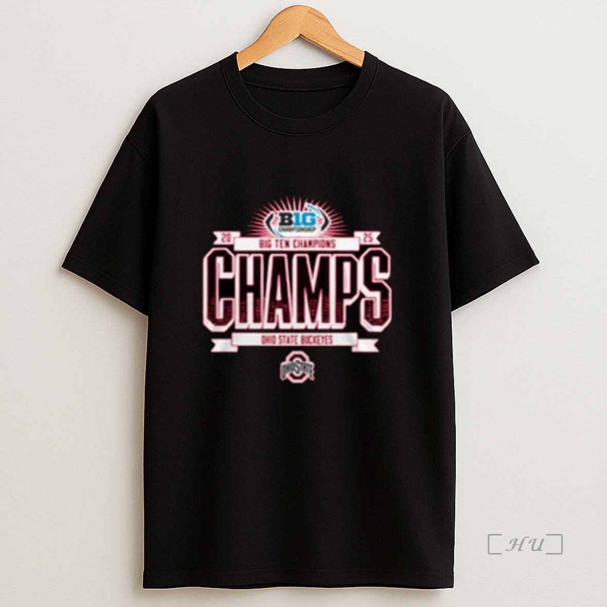 Officials Ohio State Buckeyes Big 10 We Are Champions 2025 Circle Black Premium Shirt Sweatshirt Tee