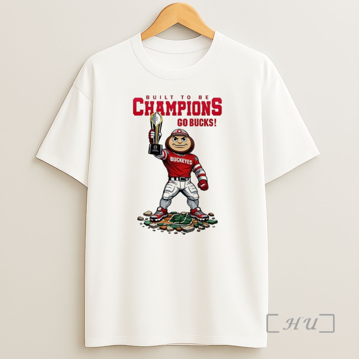 Officials Ohio State Buckeyes Cfp 2025 2026 Built To Be Champions Go Bucks Mascot Shirt Sweatshirt Tee