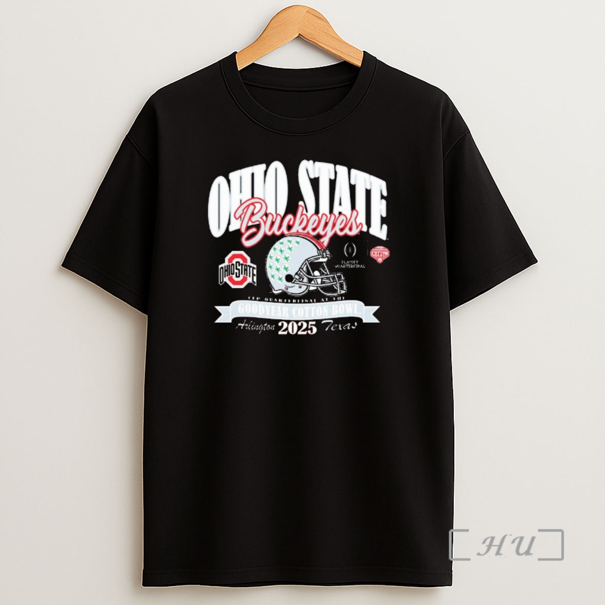 Officials Ohio State Buckeyes Cfp Quarterfinal At The 2026 Goodyear Cotton Bowl Arlington Tx Helmet Shirt Sweatshirt Tee