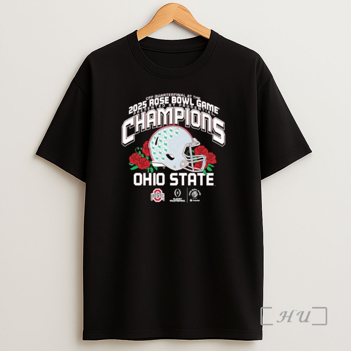 Officials Ohio State Buckeyes Cfp Quarterfinal At The Rose Bowl Game Presented By Prudential Champions 2025 Shirt Sweatshirt Tee