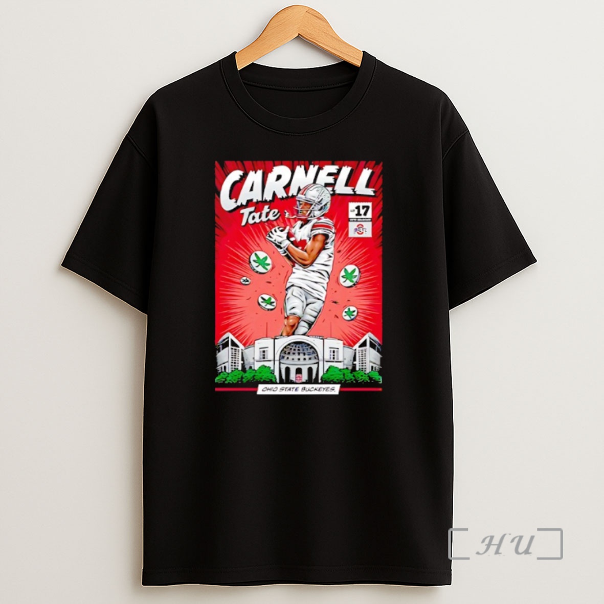 Officials Ohio State Buckeyes Carnell Tate Comic Shirt Sweatshirt Tee