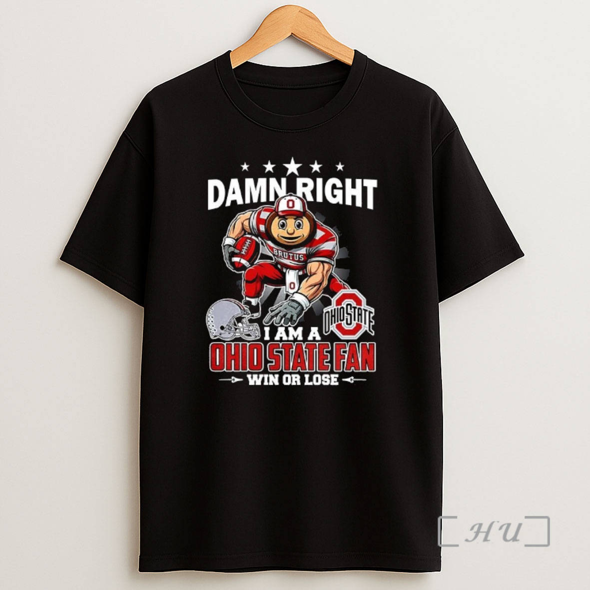 Officials Ohio State Buckeyes Irish Damn Right I Am A Ohio State Fan Win Or Lose Brutus Shirt Sweatshirt Tee