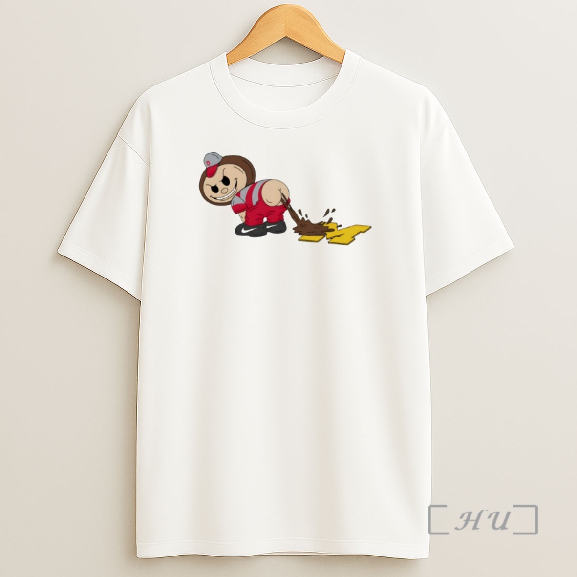Officials Ohio State Buckeyes Mascot Poop Michigan Wolverines Logo Football Premium Shirt Sweatshirt Tee
