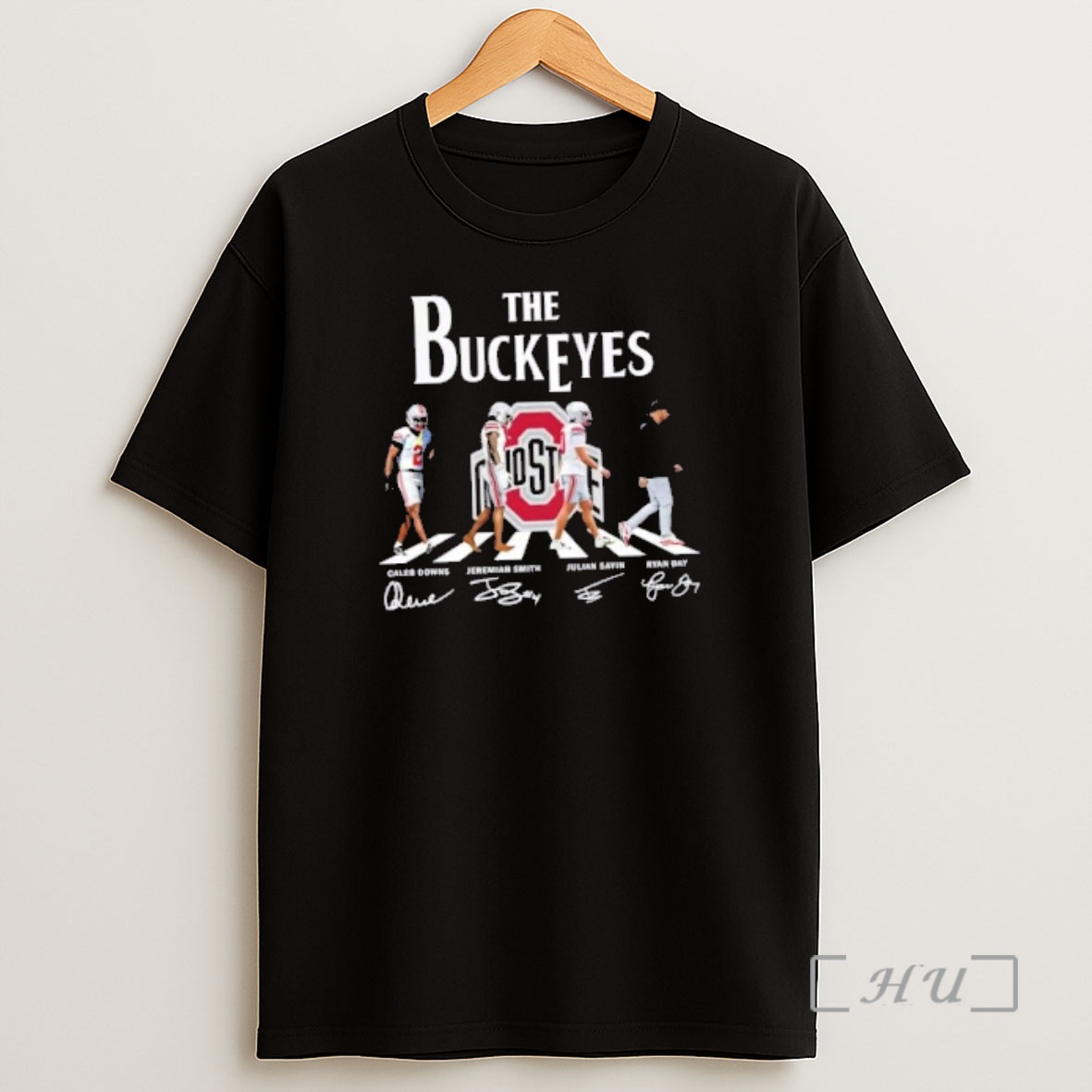 Officials Ohio State Buckeyes Ryan Day Julian Sayin Seremiah Smith Caleb Downs Abbey Road Signatures Shirt Sweatshirt Tee
