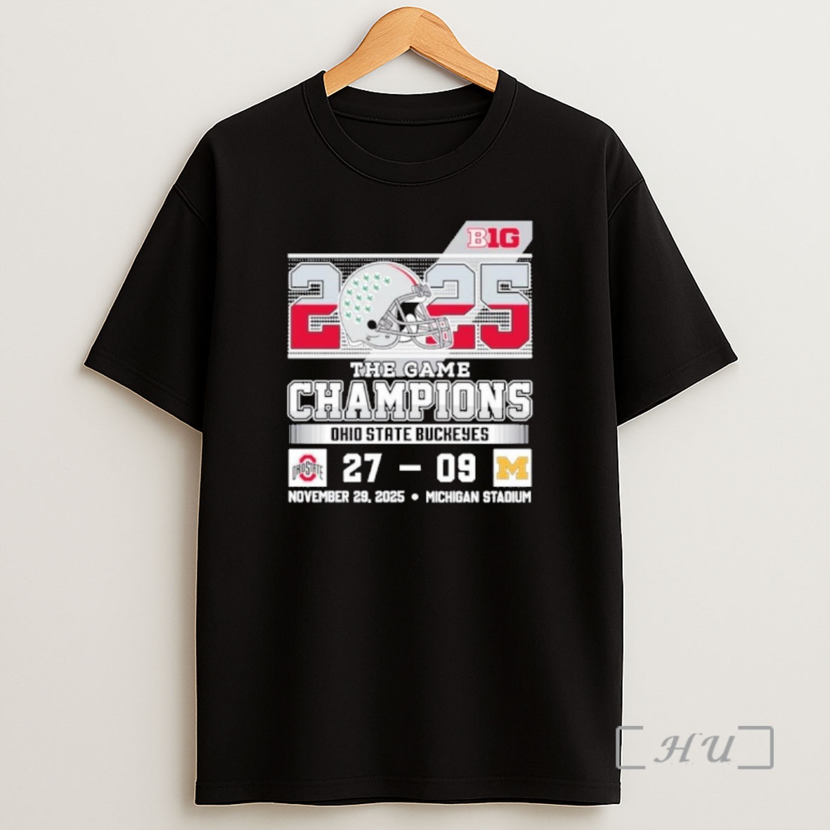 Officials Ohio State Buckeyes The Game Champions 27 9 Michigan Score Premium Shirt Sweatshirt Tee