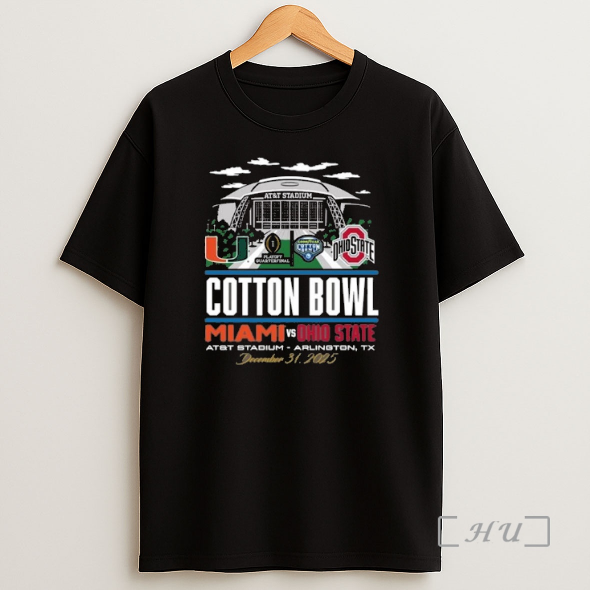 Officials Ohio State Buckeyes Vs Miami Hurricanes 2025 Cotton Bowl Vs Shirt Sweatshirt Tee