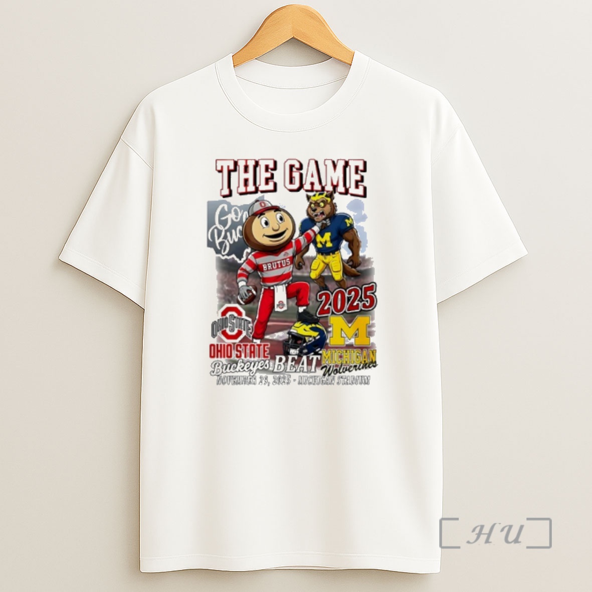 Officials Ohio State Buckeyes Beat Michigan Wolverines 2025 The Game Mascot Premium Shirt Sweatshirt Tee