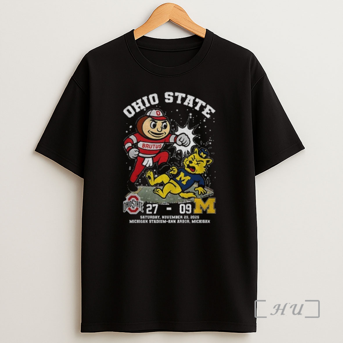 Officials Ohio State Buckeyes Beat Michigan Wolverines Football 27 09 Saturday November 29 2025 Michigan Stadium Premium Shirt Sweatshirt Tee