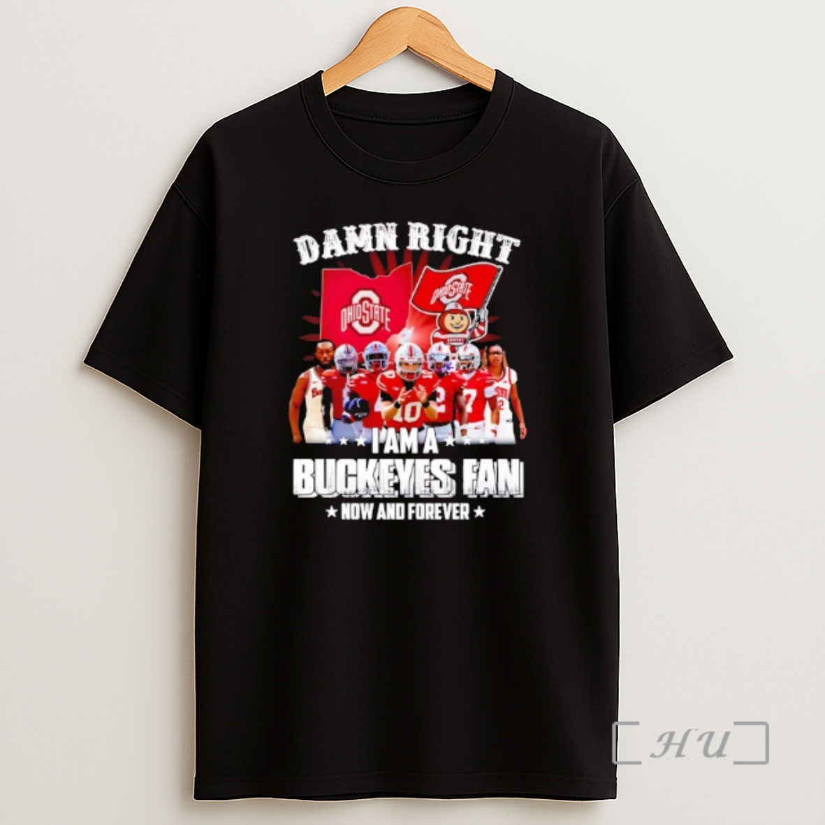 Officials Ohio State Buckeyes Team Damn Right I Am A Buckeyes Fan Win Or Lose Shirt Sweatshirt Tee