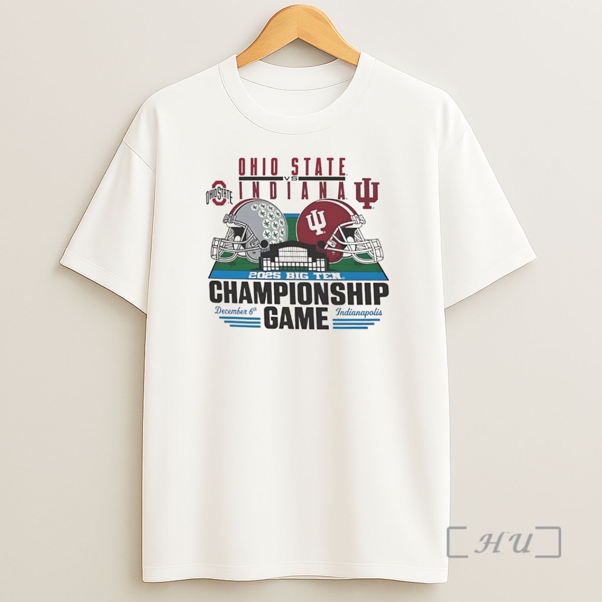 Officials Ohio State Buckeyes Vs Indiana Hoosiers 2025 Big Ten Championship Game Christmas Premium Shirt Sweatshirt Tee
