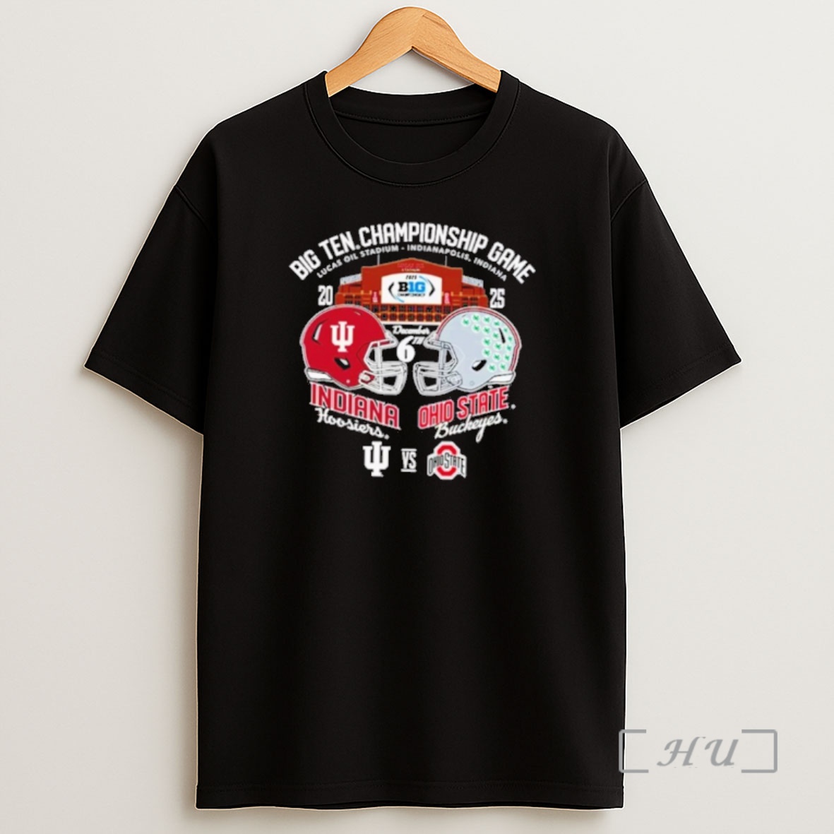 Officials Ohio State Buckeyes Vs Indiana Hoosiers Big Ten 2025 Football Championship Stadium Premium Shirt Sweatshirt Tee