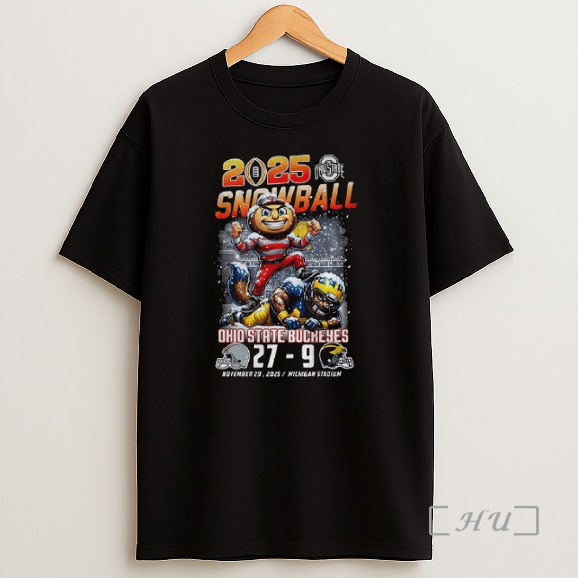 Officials Ohio State Buckeyes Vs Michigan Wolverines Football Snowball 2025 November 29 2025 Michigan Stadium Premium Shirt Sweatshirt Tee