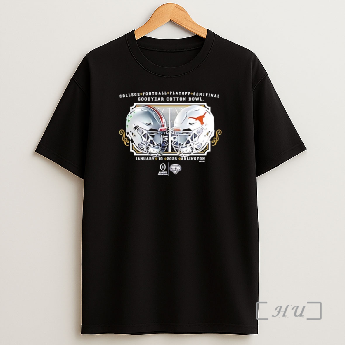 Officials Ohio State Buckeyes Vs Texas Longhorn 2025 Goodyear Cotton Bowl Premium Shirt Sweatshirt Tee