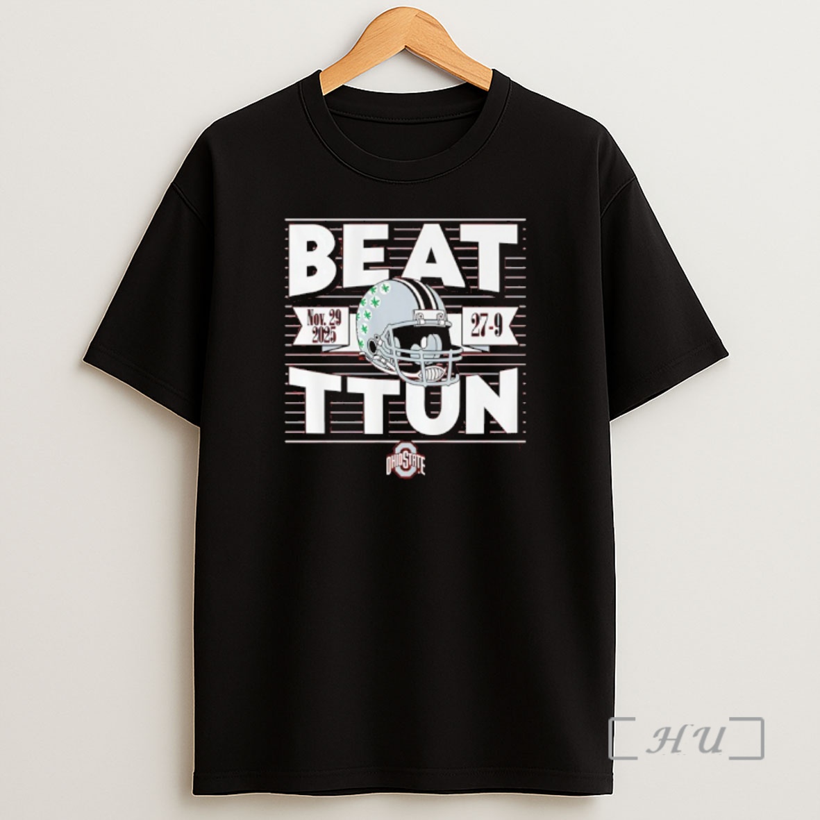 Officials Ohio State Football Beat Ttun In The Game 2025 Helmet Logo Premium Shirt Sweatshirt Tee