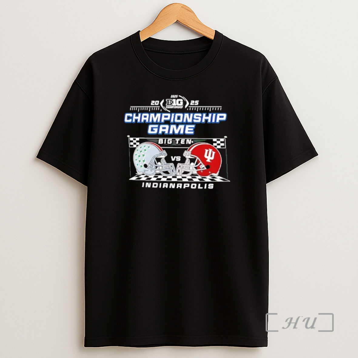 Officials Ohio State Vs Indiana Indianapolis Big Ten 2025 Football Championship Helmets Premium Shirt Sweatshirt Tee