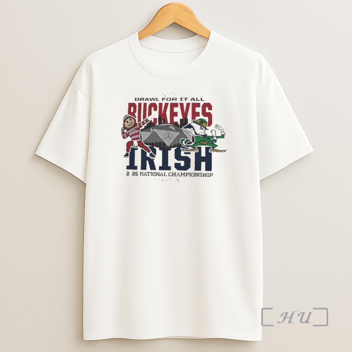 Officials Ohio State Vs Notre Dame Dueling Mascot 2025 National Championship Shirt Sweatshirt Tee