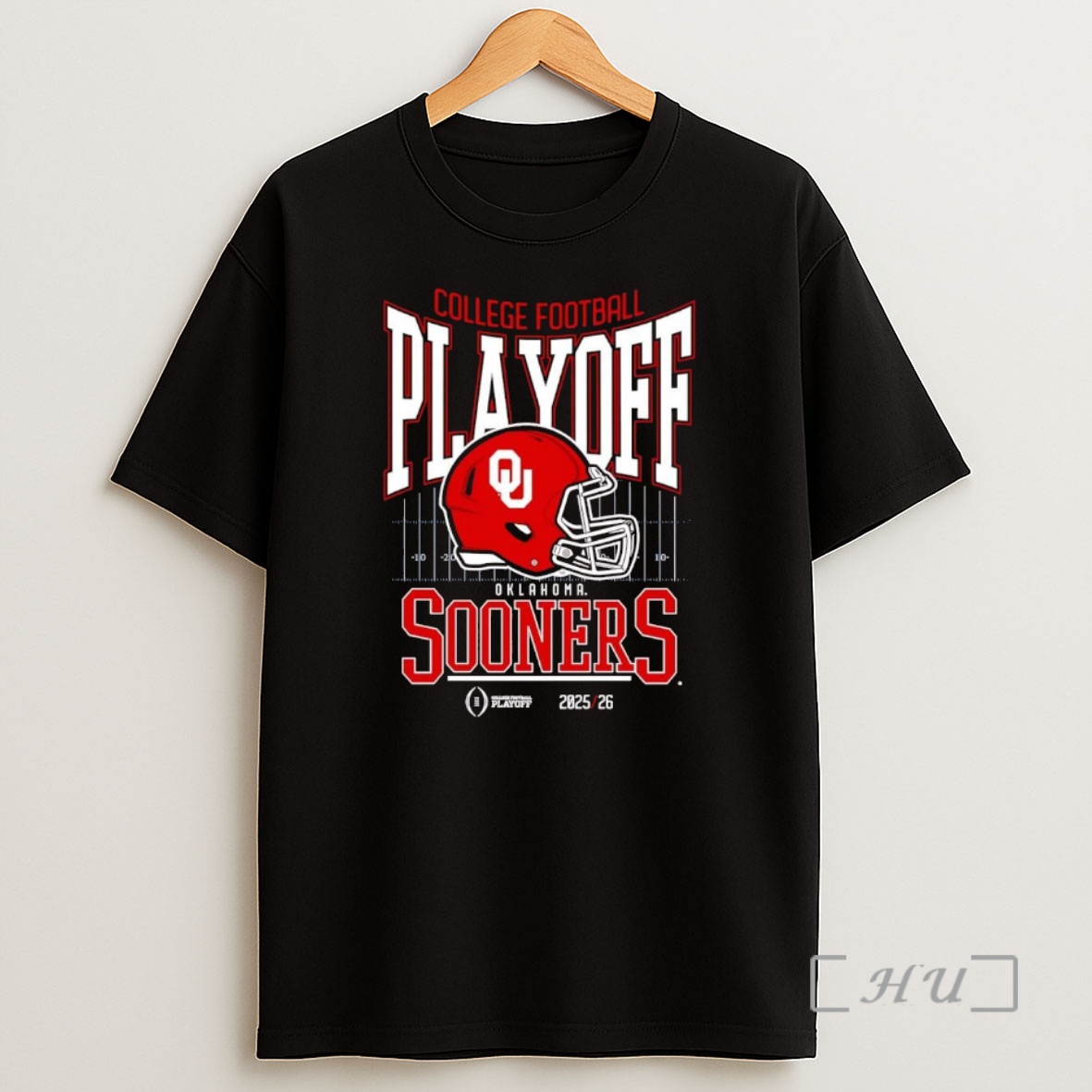 Officials Oklahoma Sooners 2025 26 College Football Playoff Cfp Helmet Premium Shirt Sweatshirt Tee