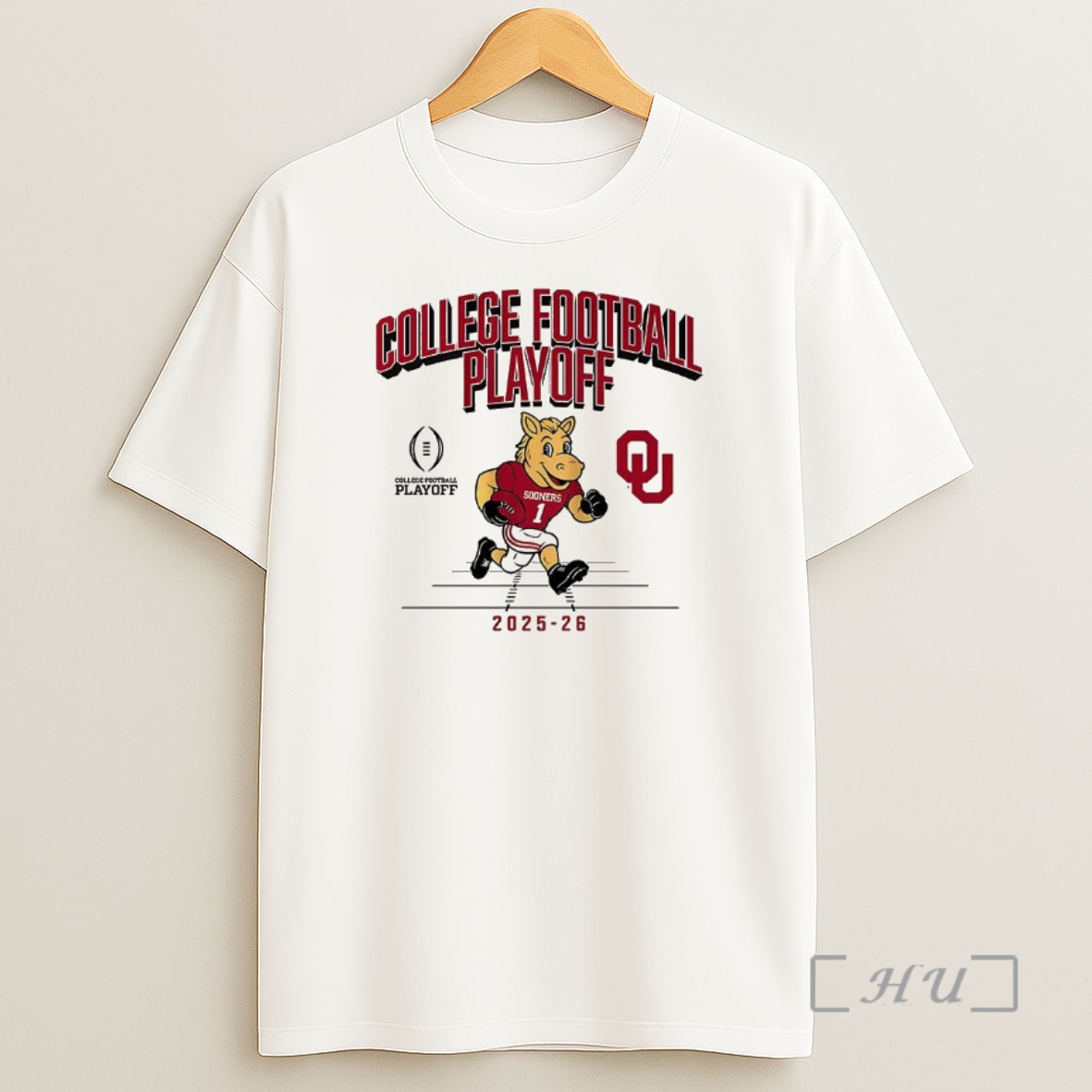 Officials Oklahoma Sooners Ncaa College Football Playoff Team 2025 2026 Mascot Running Premium Shirt Sweatshirt Tee