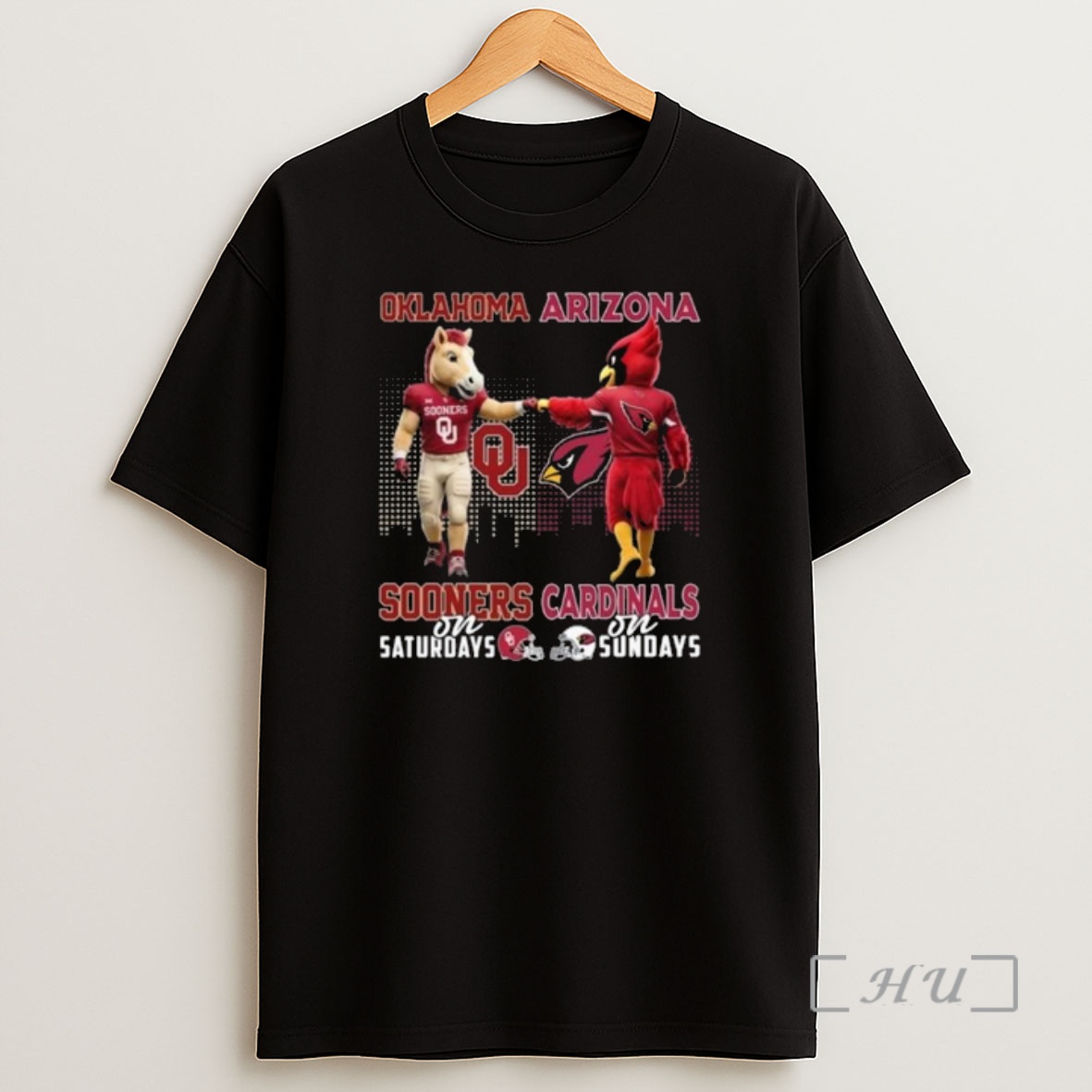Officials Oklahoma Sooners On Saturdays X Arizona Cardinals On Sundays Mascot 2025 Shirt Sweatshirt Tee