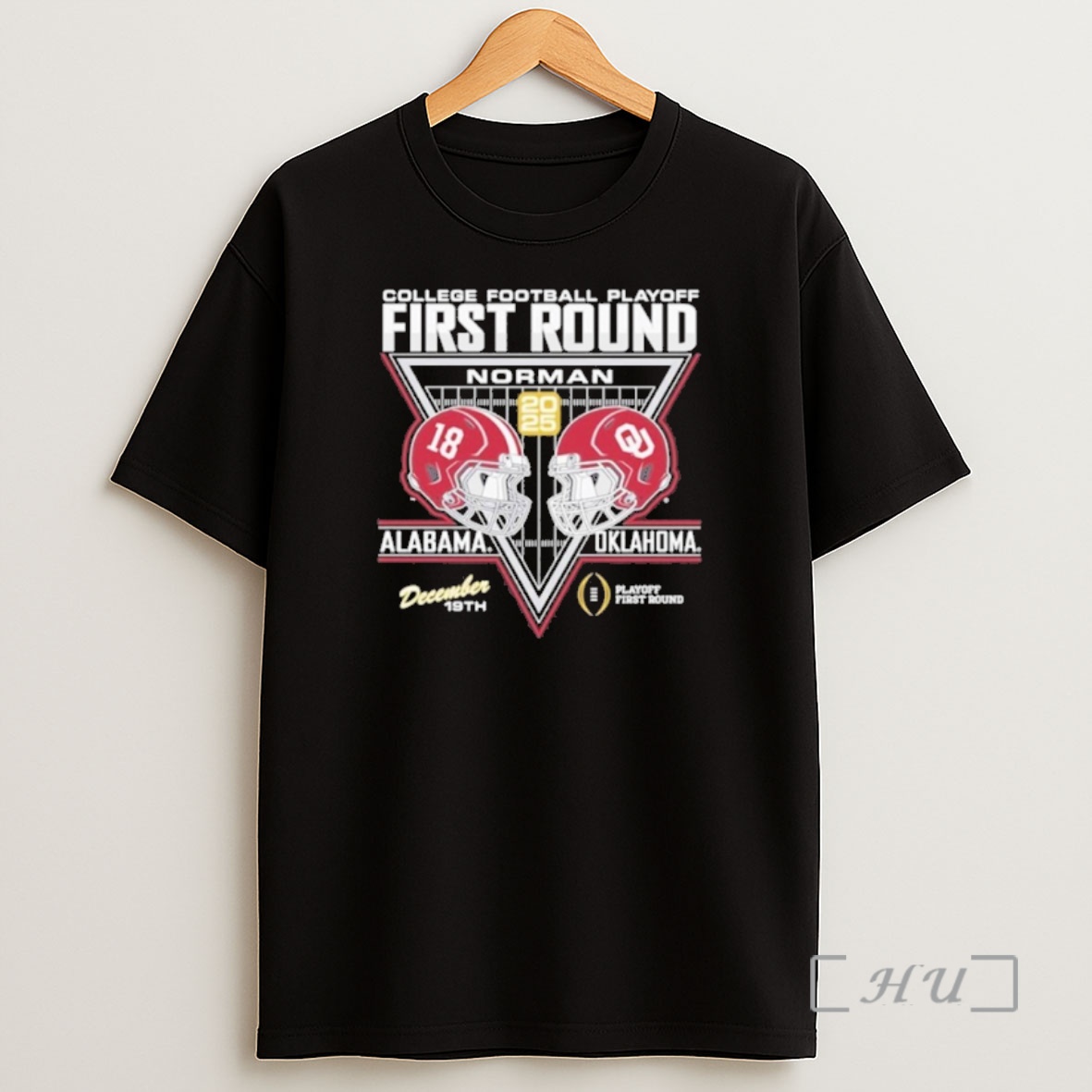 Officials Oklahoma Sooners Vs Alabama Crimson Tide 2025 Cfp First Round Matchup December 19th Shirt Sweatshirt Tee