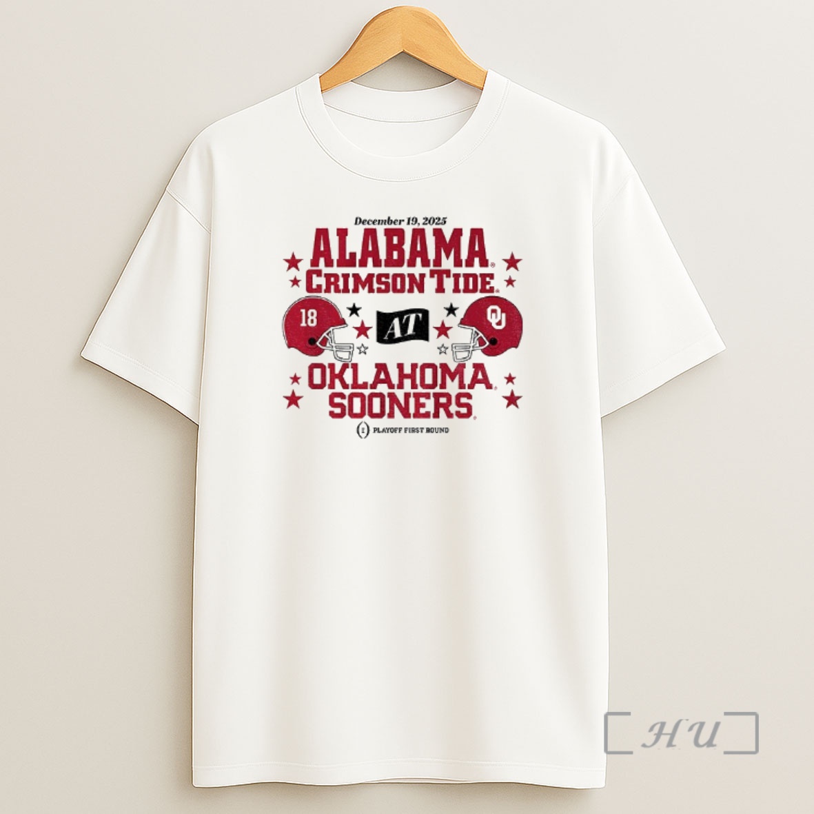 Officials Oklahoma Sooners And Alabama Crimson Tide 2025 Cfp First Round Matchup Shirt Sweatshirt Tee
