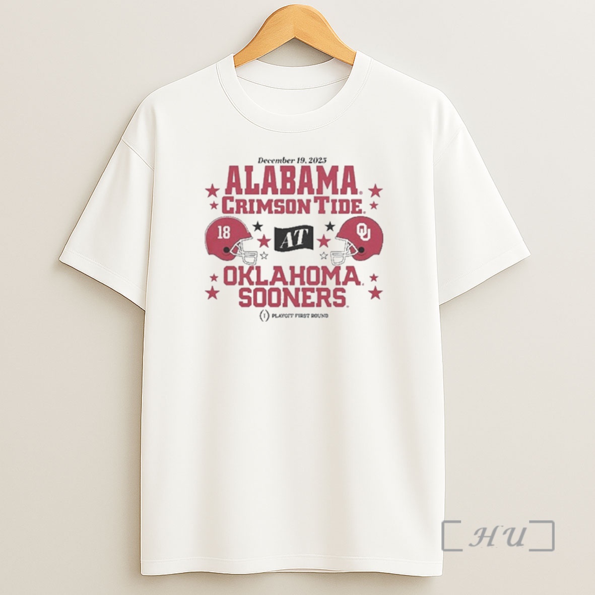 Officials Oklahoma Sooners At Alabama Crimson Tide 2025 Cfp First Round Matchup Shirt Sweatshirt Tee