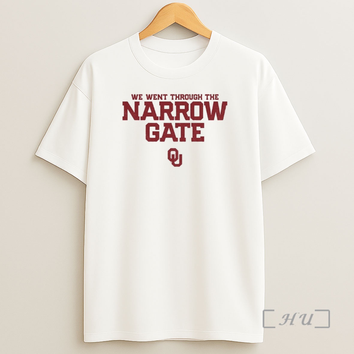 Officials Oklahoma Sooners Football Logo We Went Through The Narrow Gate Premium Shirt Sweatshirt Tee