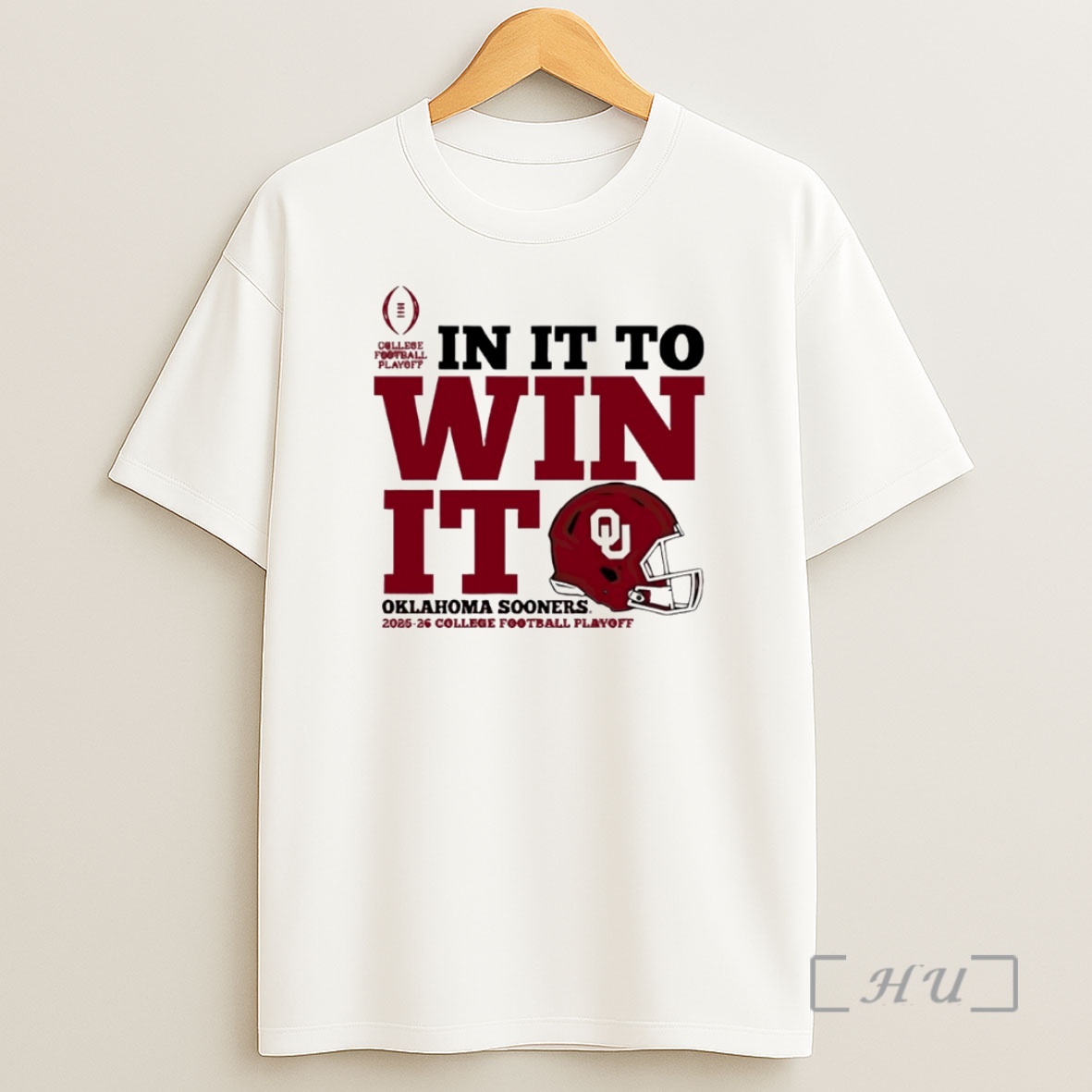 Officials Oklahoma Sooners In It To Win It 2025 2026 College Football Playoff Bound Helmet Circle Shirt Sweatshirt Tee