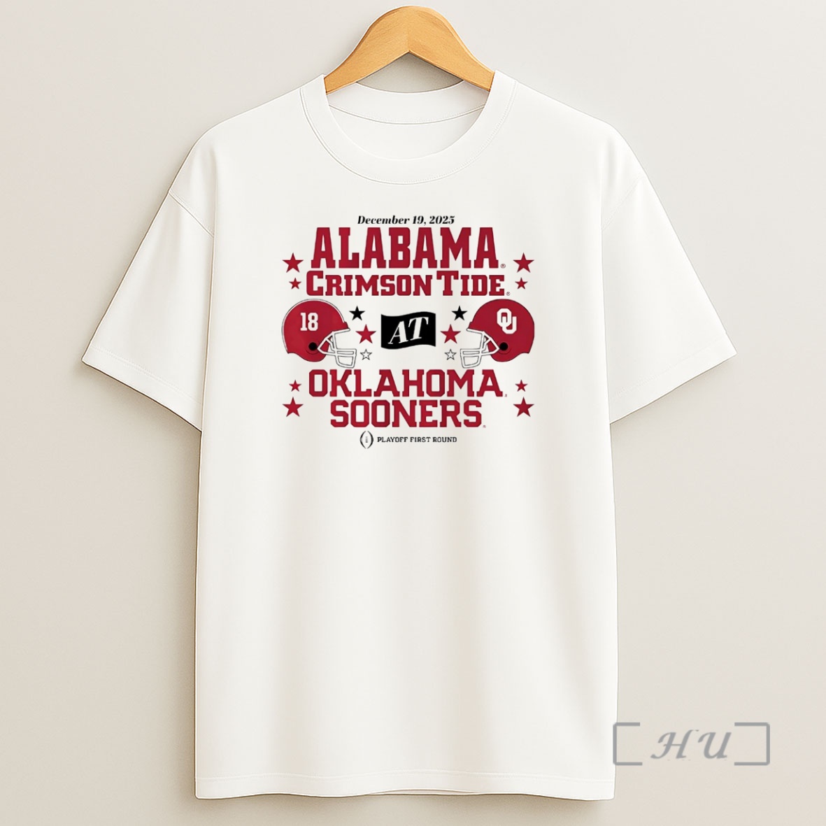 Officials Oklahoma Sooners Vs Alabama Crimson Tide 2025 Cfp First Round Shirt Sweatshirt Tee