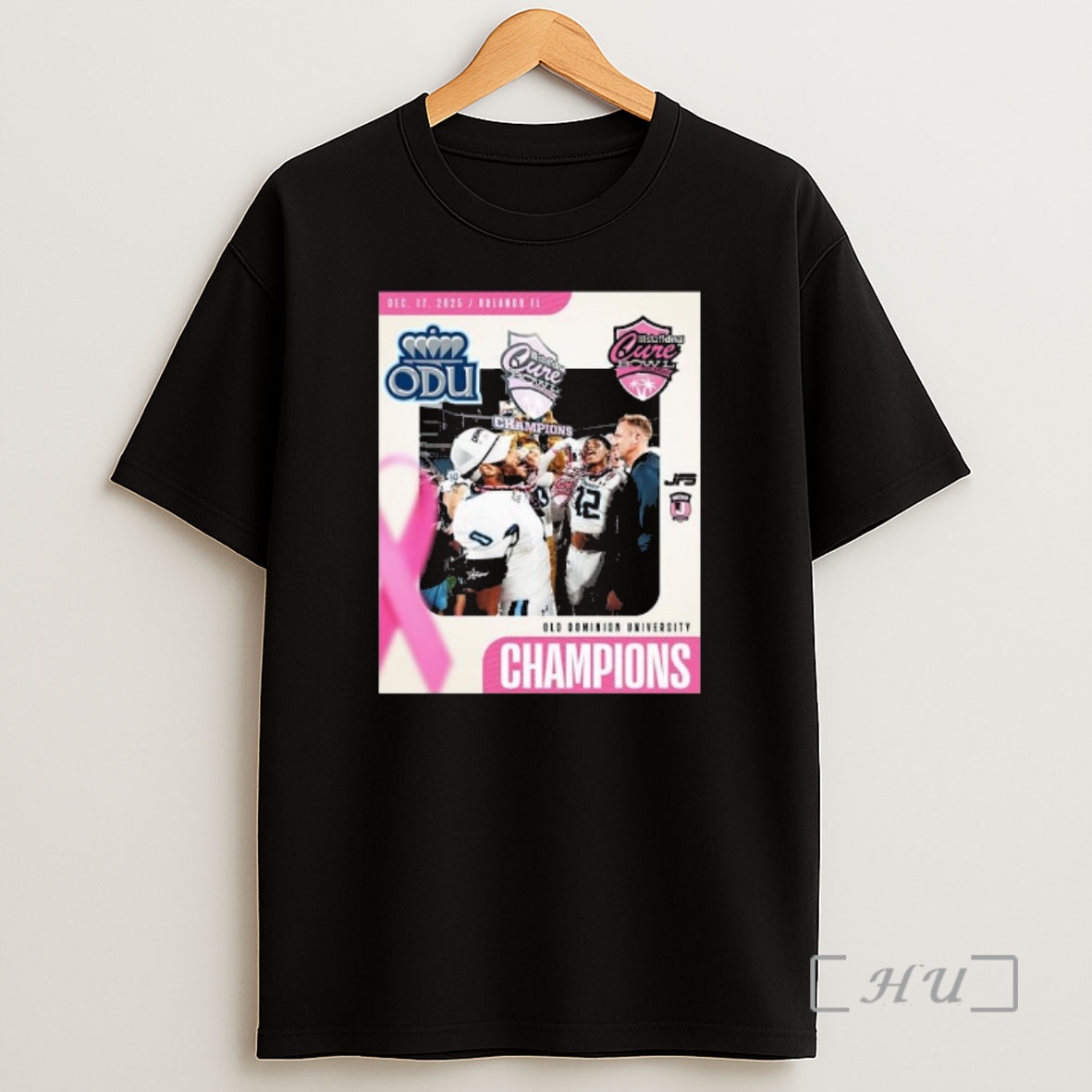 Officials Old Dominion 2025 Cure Bowl Champions Shirt Sweatshirt Tee