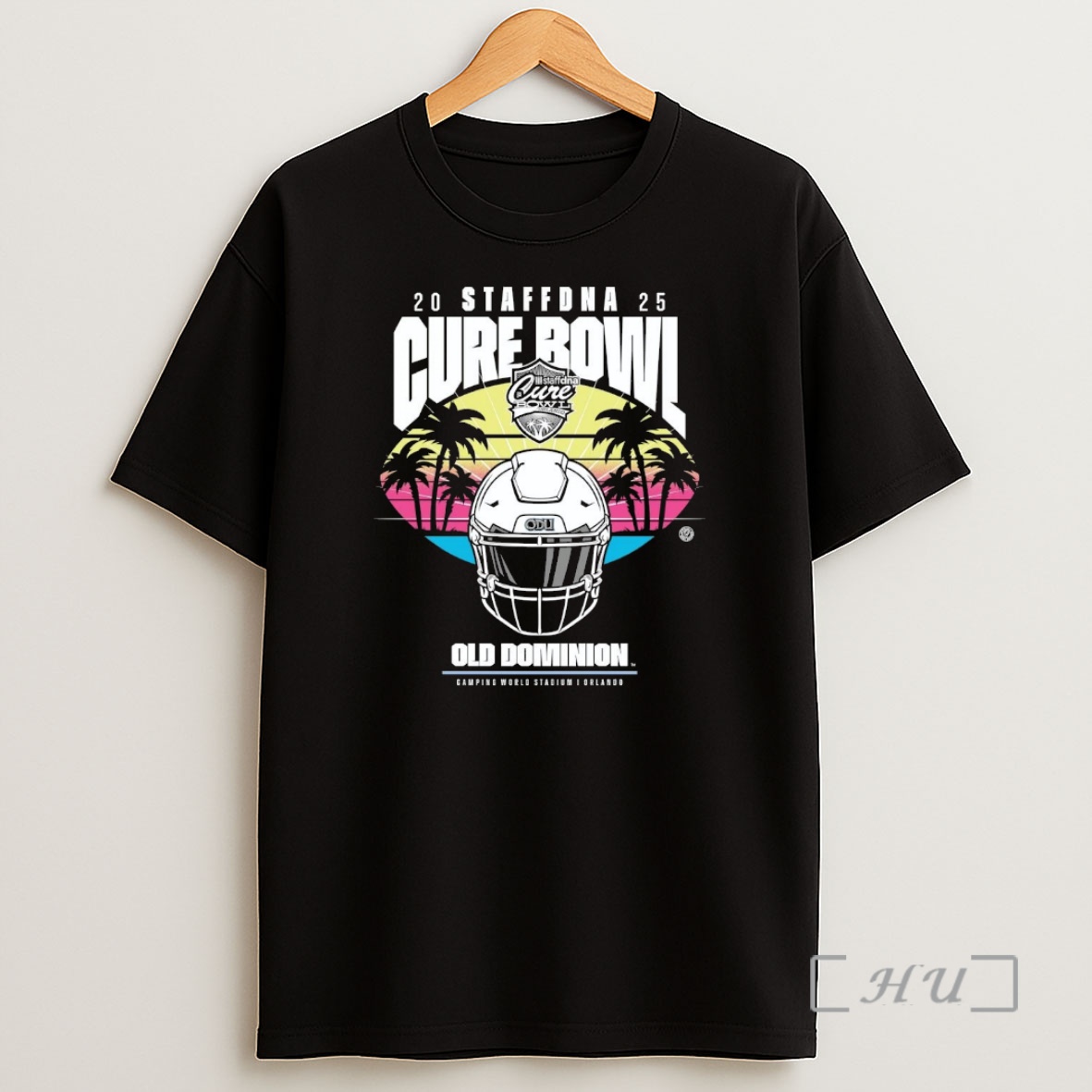 Officials Old Dominion Monarchs 2025 Cure Bowl Helmet Premium Shirt Sweatshirt Tee