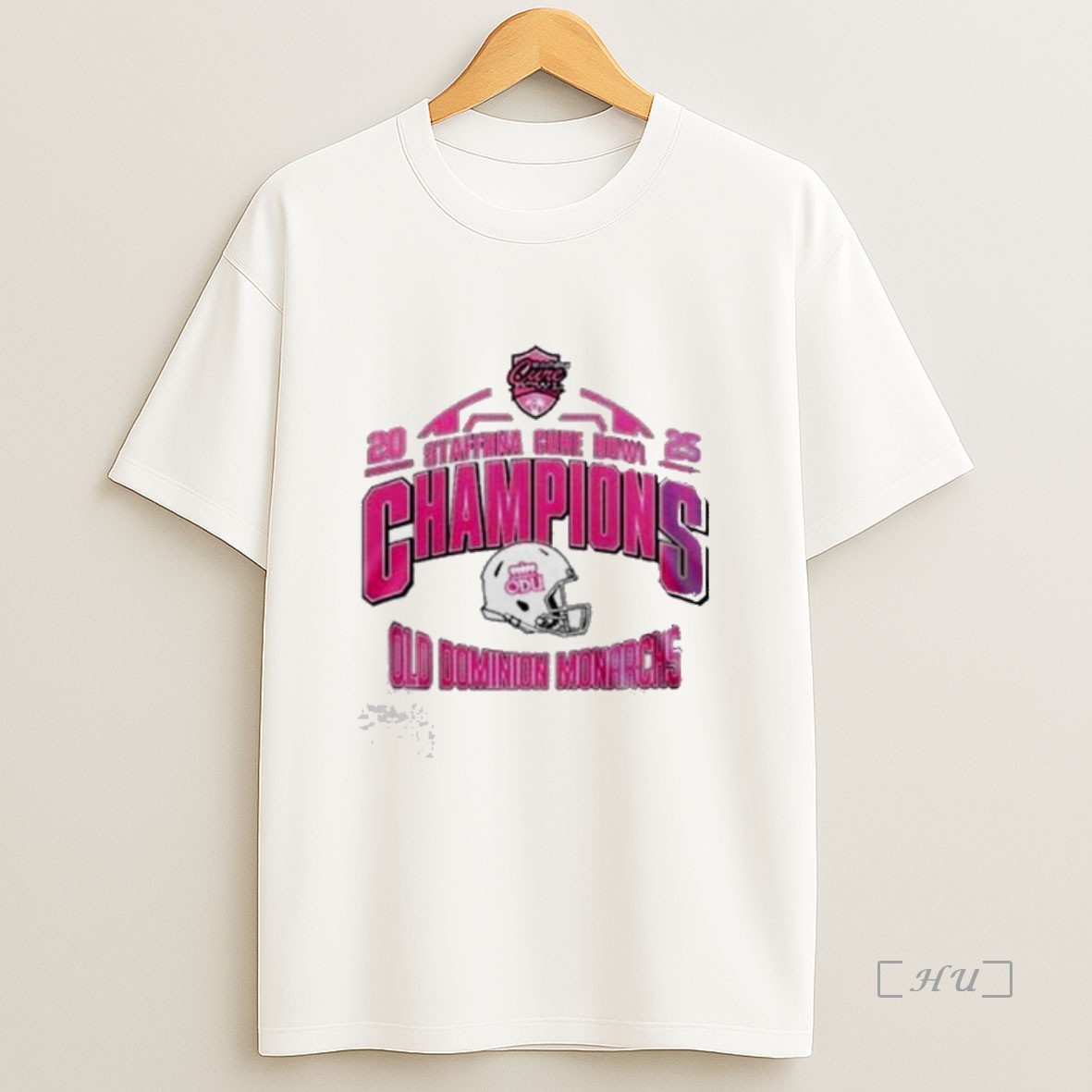 Officials Old Dominion Monarchs Champions Staffdna Cure Bowl 2025 Championship Shirt Sweatshirt Tee
