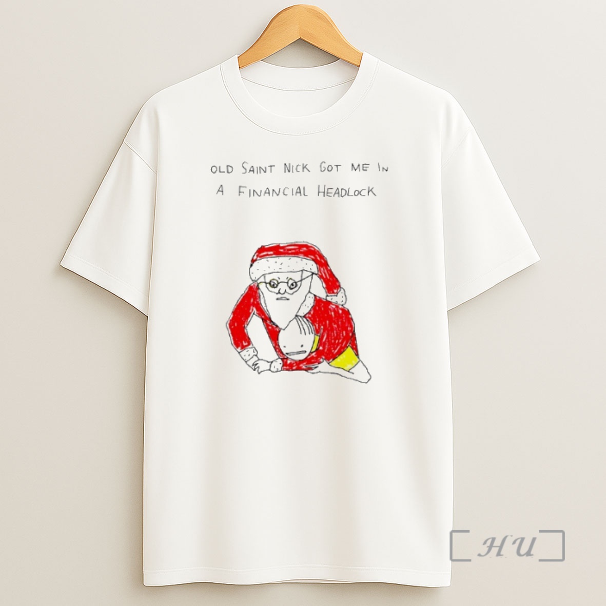 Officials Old Saint Nick Got Me In A Financial Chokehold Shirt Sweatshirt Tee
