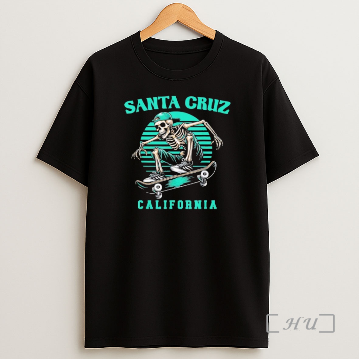 Officials Old School Santa Cruz California Skeleton Skating Shirt Sweatshirt Tee