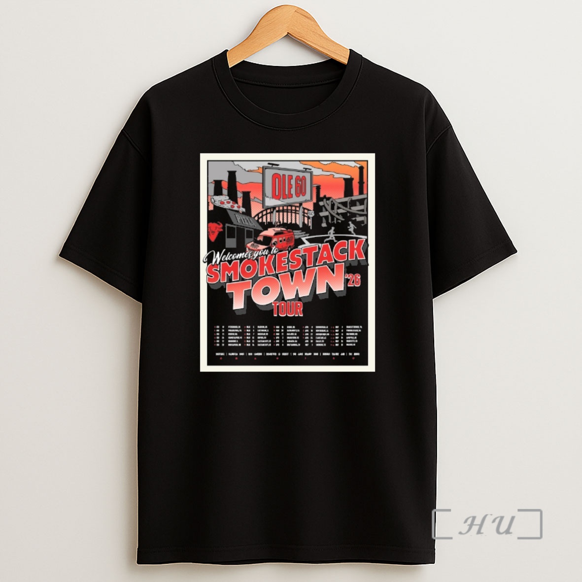 Officials Ole 60 Welcome Smokestack Town 26 Tour February 10 2026 _e2_80_93 May 16 2026 Premium Shirt Sweatshirt Tee